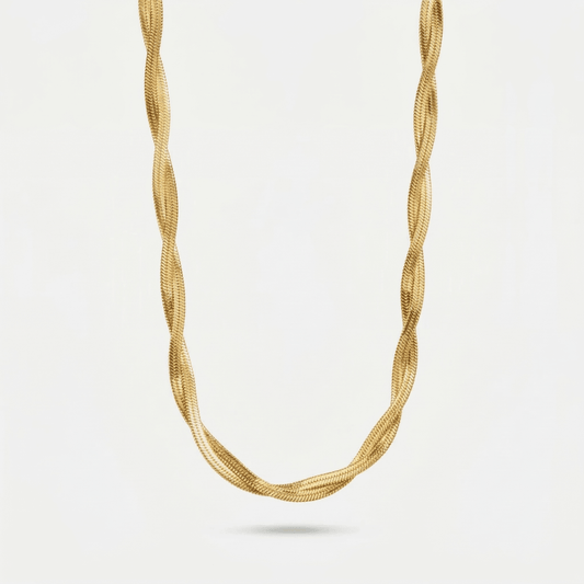 Collana con catena ritorta