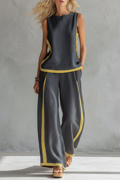 Elva | Completo contemporaneo in lino e cotone