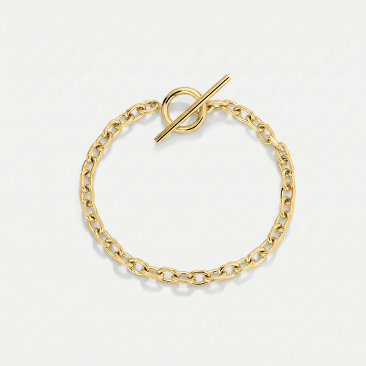 Bracciale Cubano con Chiusura a T