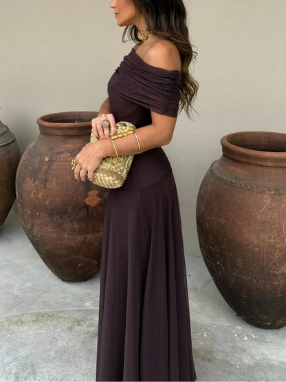 Abito Toledo: Maxi Monospalla in Mesh