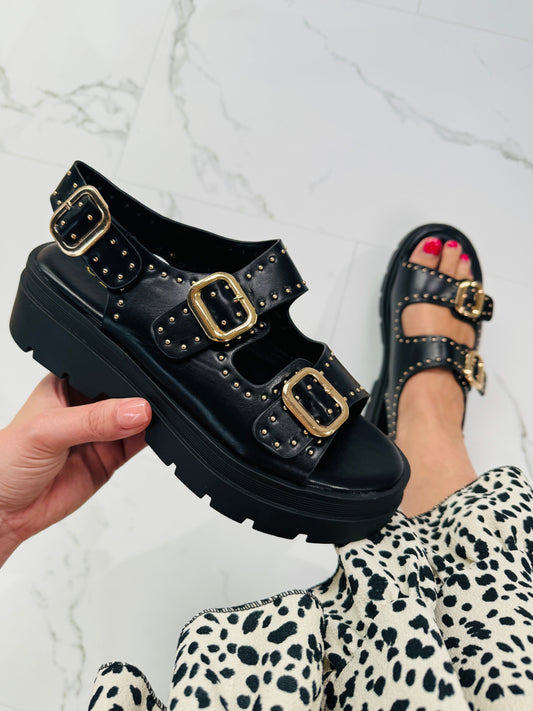 5478 Nero Sandaal