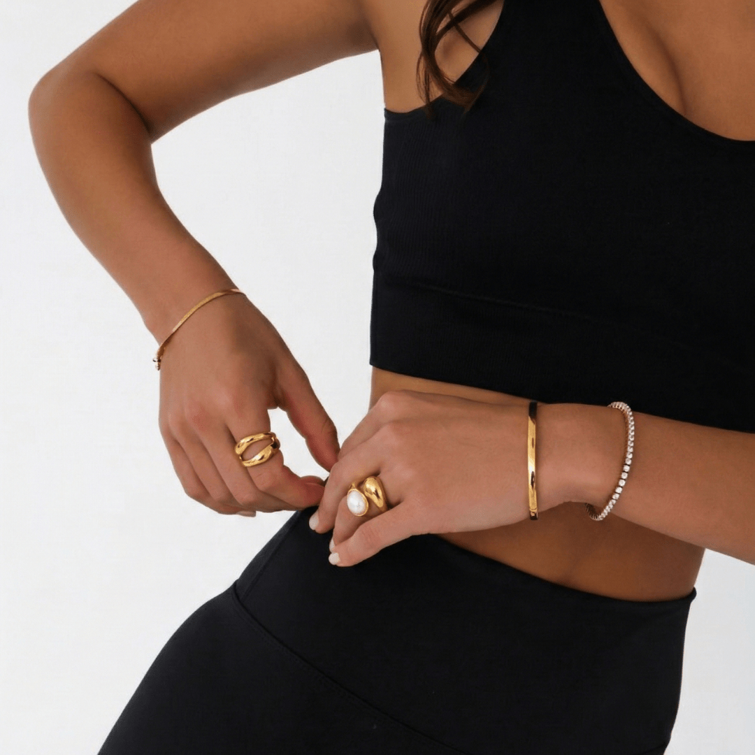 Anello Drop e Perla