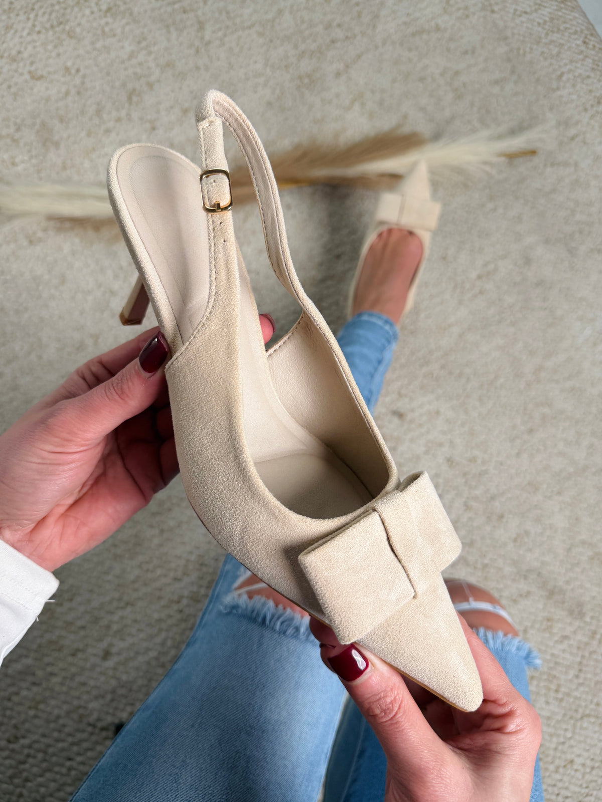Bow Beige Tacchi