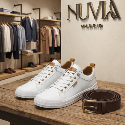 HARRINGTON™ | Sneakers in Pelle Classiche + Cintura Omaggio
