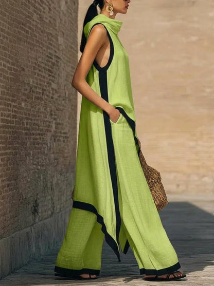 Tarsila | Completo essenza greca in lino premium
