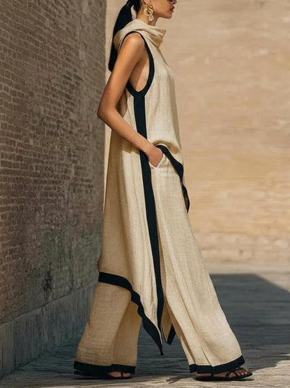 Tarsila | Completo essenza greca in lino premium