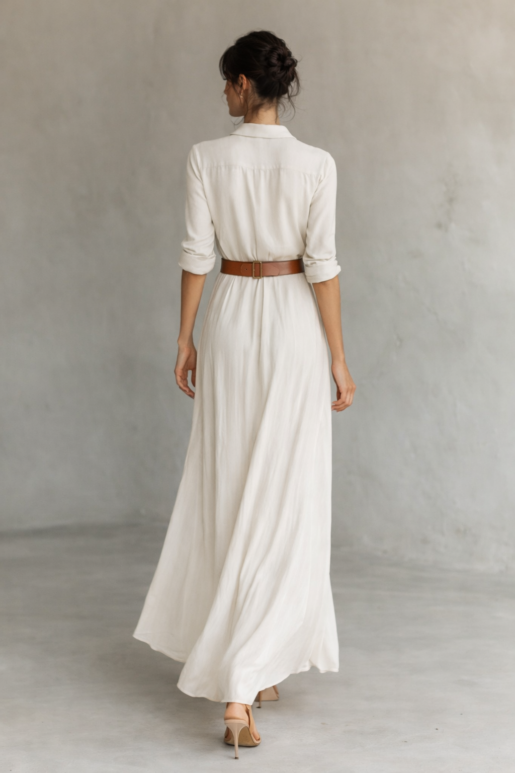 Solène - Abito Maxi in Lino
