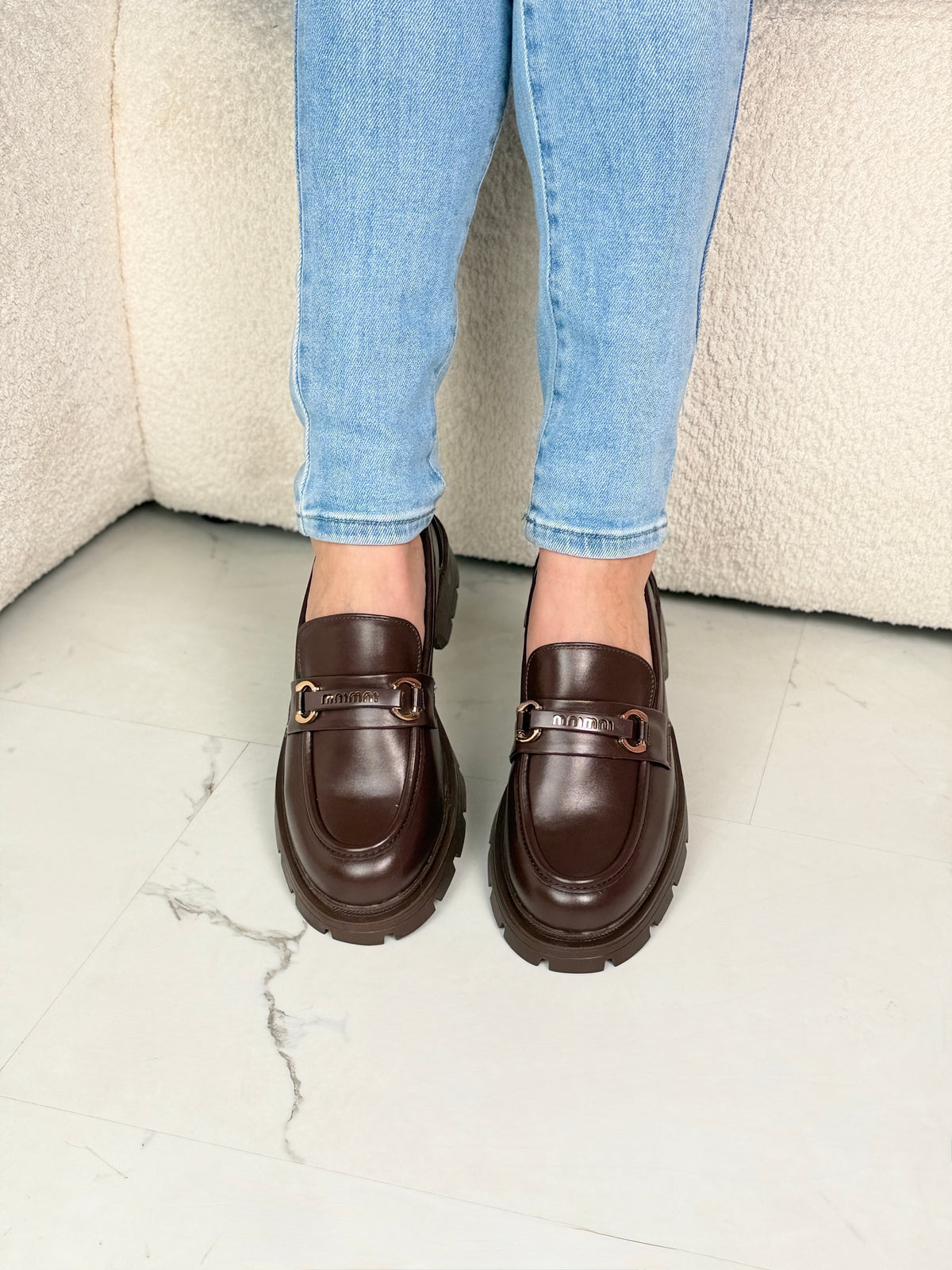 Savannah Marrone Mocassin