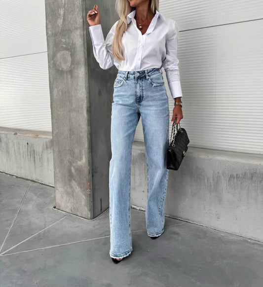 Isa Jeans a gamba larga