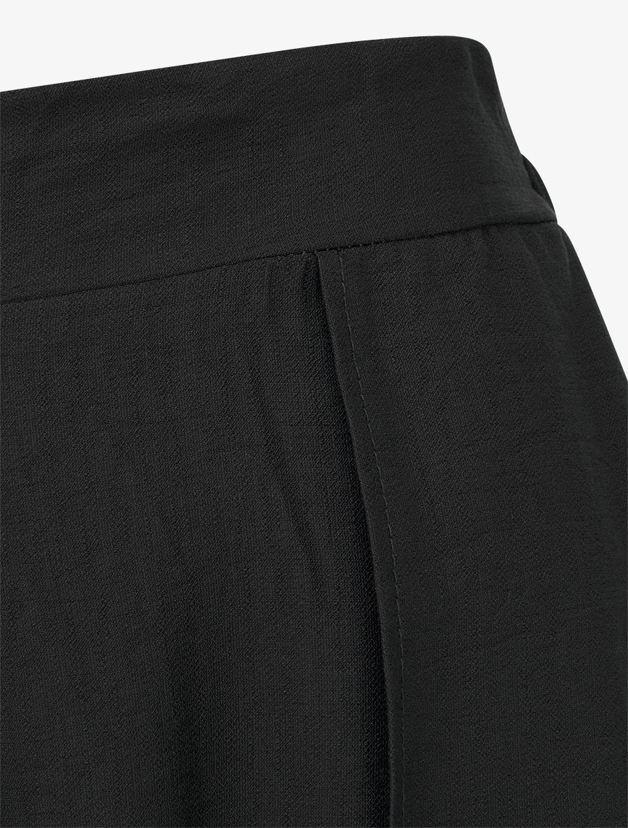 Pantalon ample à bords asymétriques - Nero