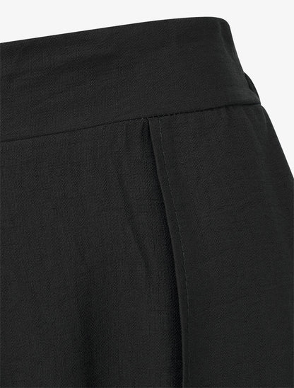 Pantalon ample à bords asymétriques - Nero