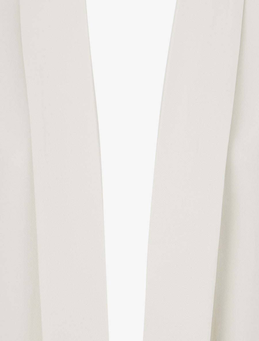 Blazer tinta unita a maniche lunghe - Beige