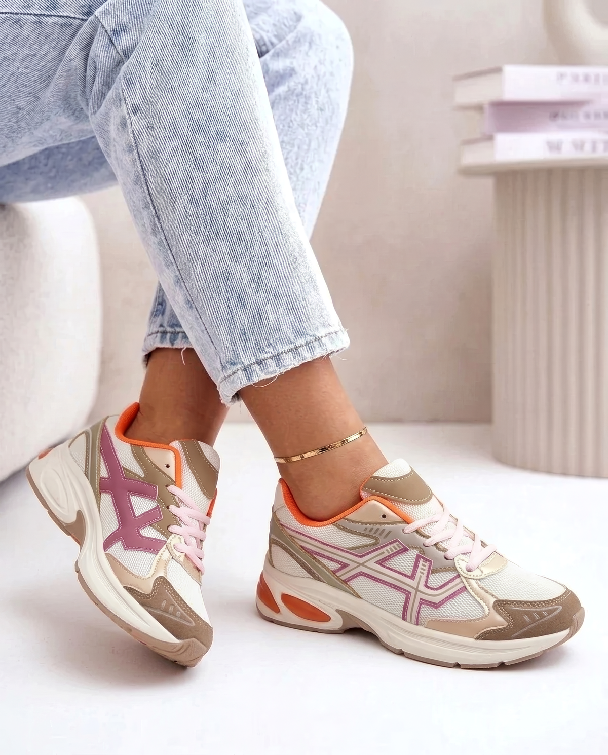 Joline Orange Sneaker