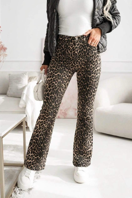 All Leopardato Jeans bootcut