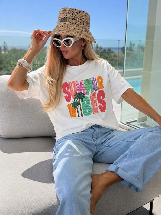 Print SummerVibes Camicia