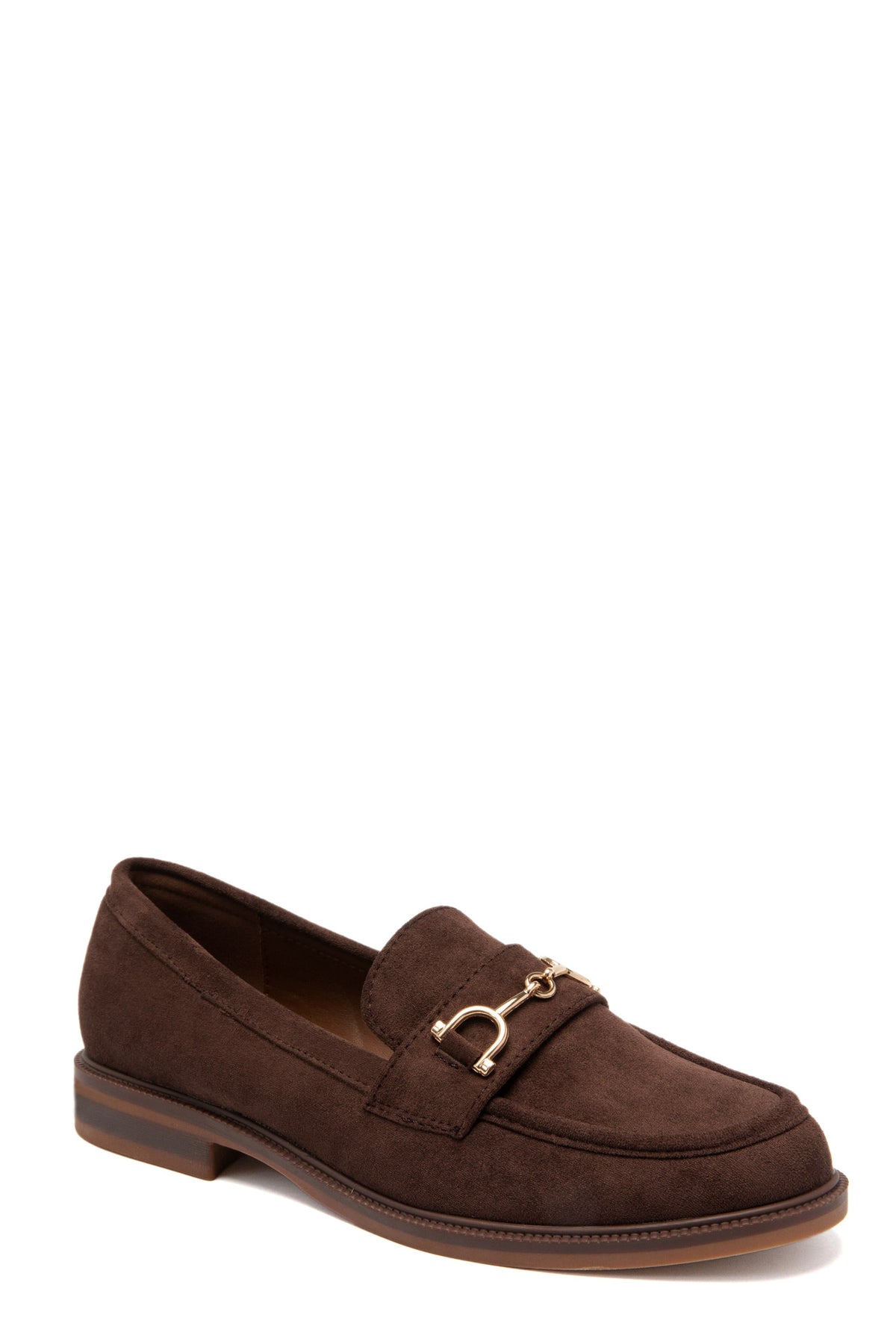 Lana Marrone Mocassino