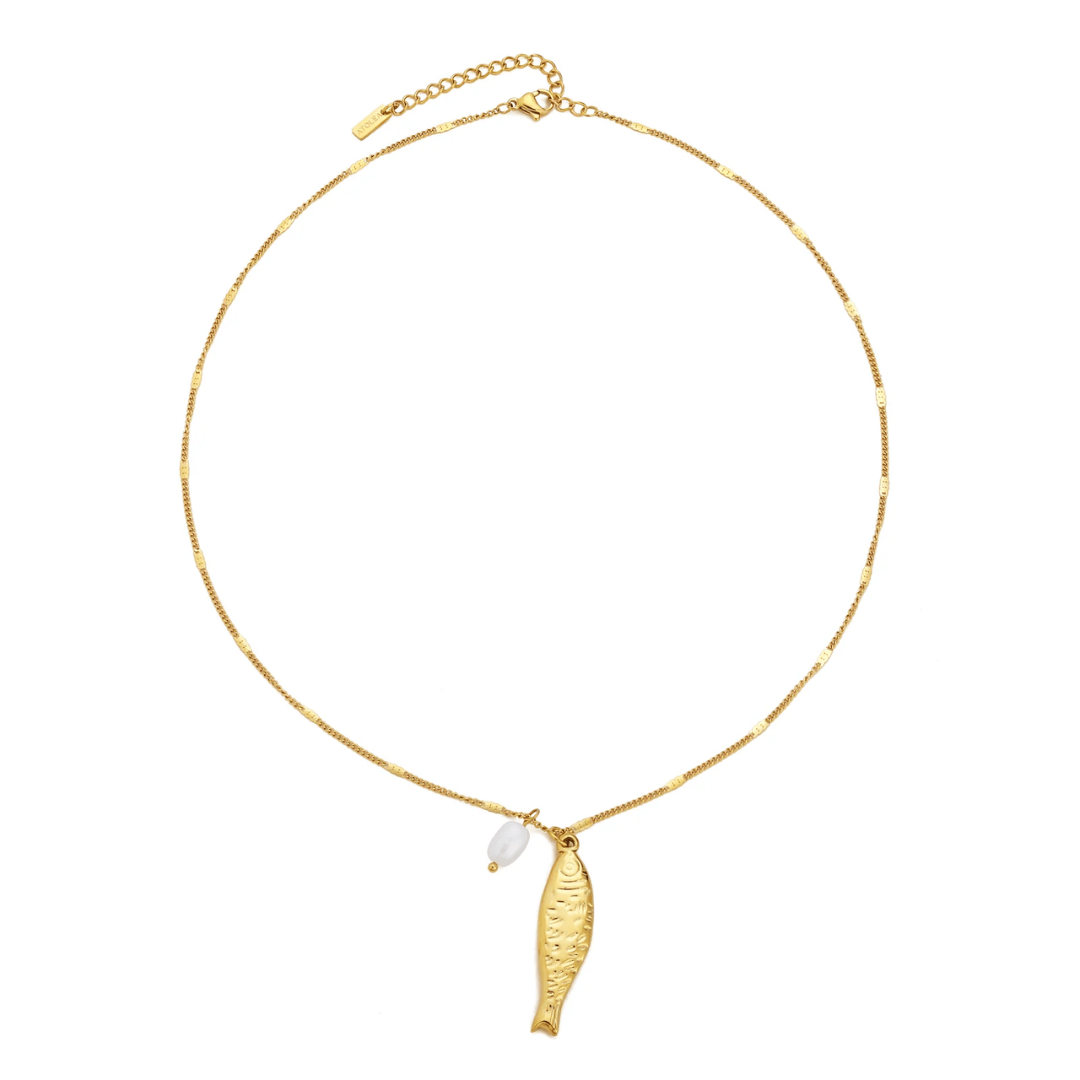 Collana Pesciolino con Perla