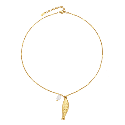 Collana Pesciolino con Perla