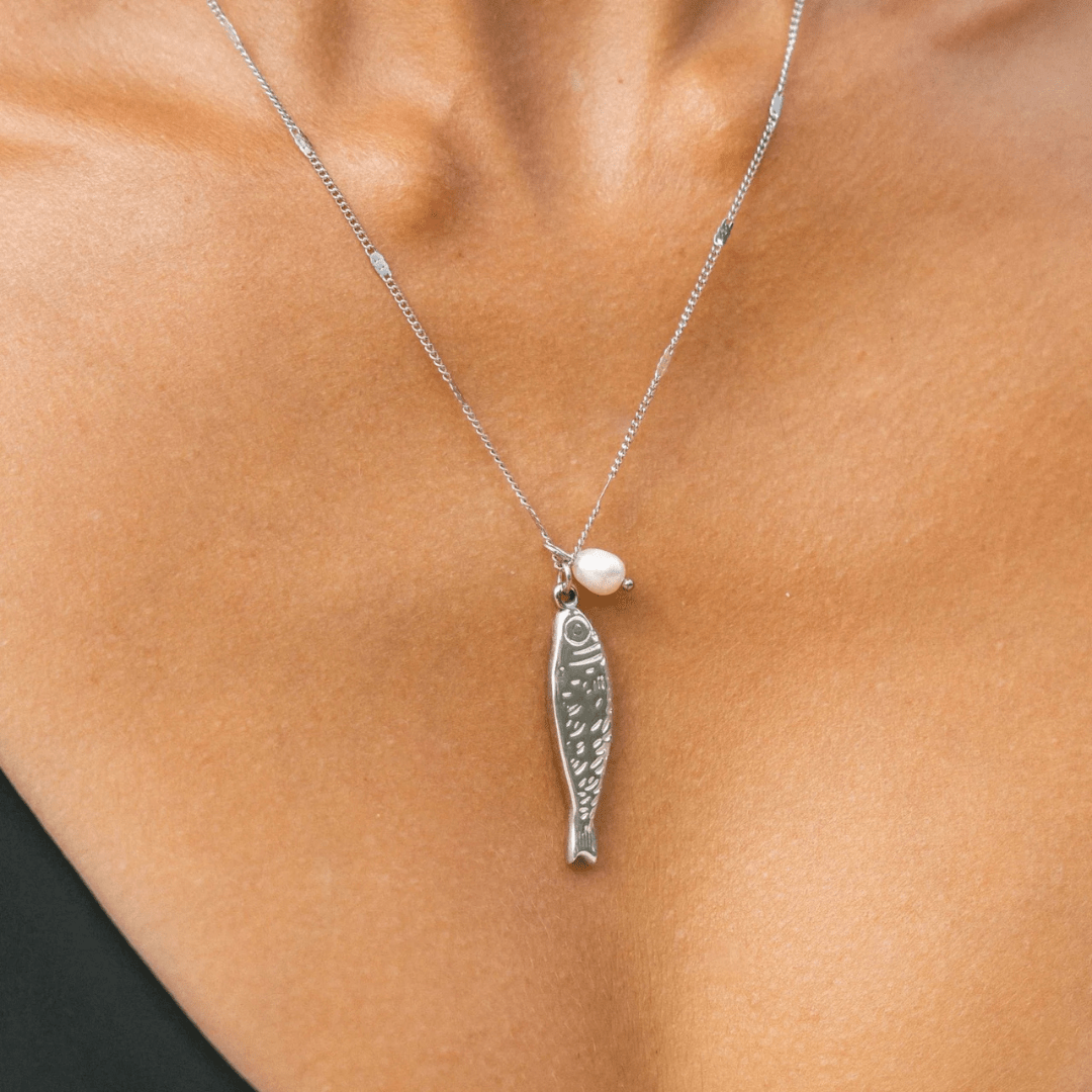 Collana Pesciolino con Perla