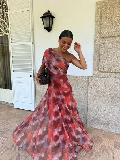 Abito Toledo: Maxi Monospalla in Mesh