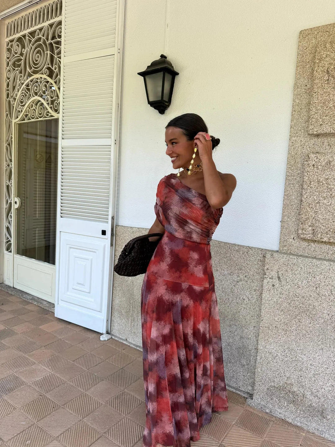 Abito Toledo: Maxi Monospalla in Mesh