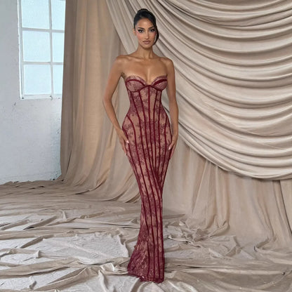 Abito Aura | Eleganza floreale e righe a contrasto