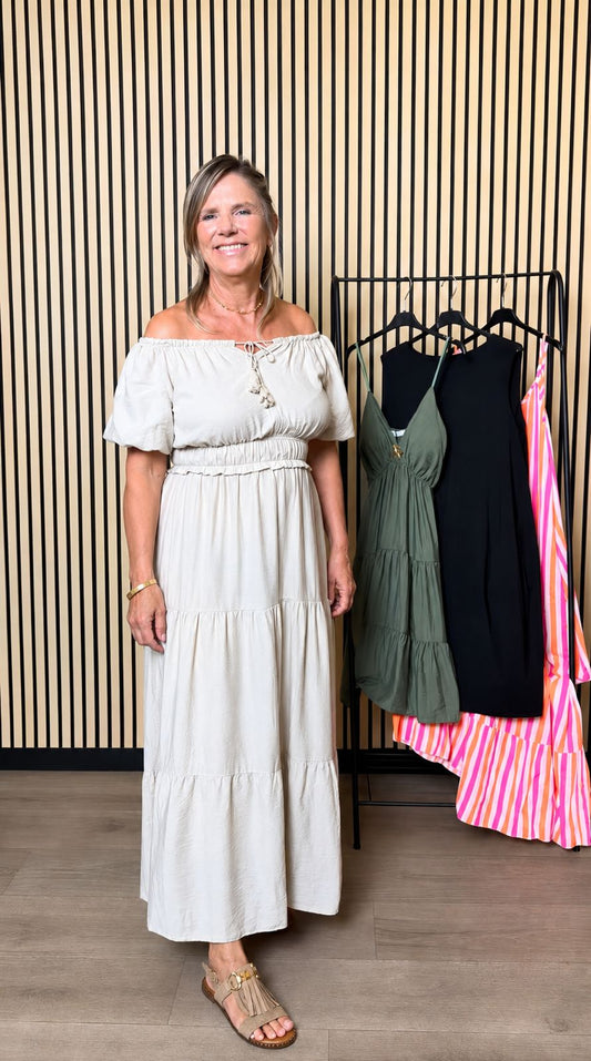 Mayla Off-Shoulder Abito