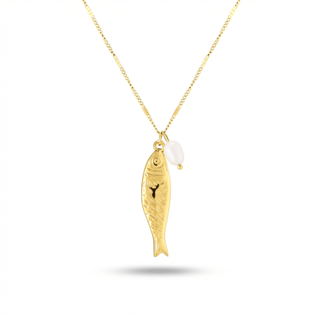 Collana Pesciolino con Perla
