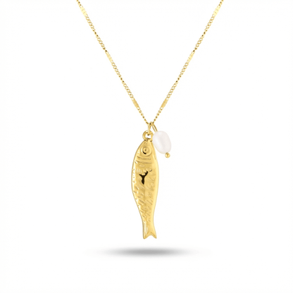 Collana Pesciolino con Perla