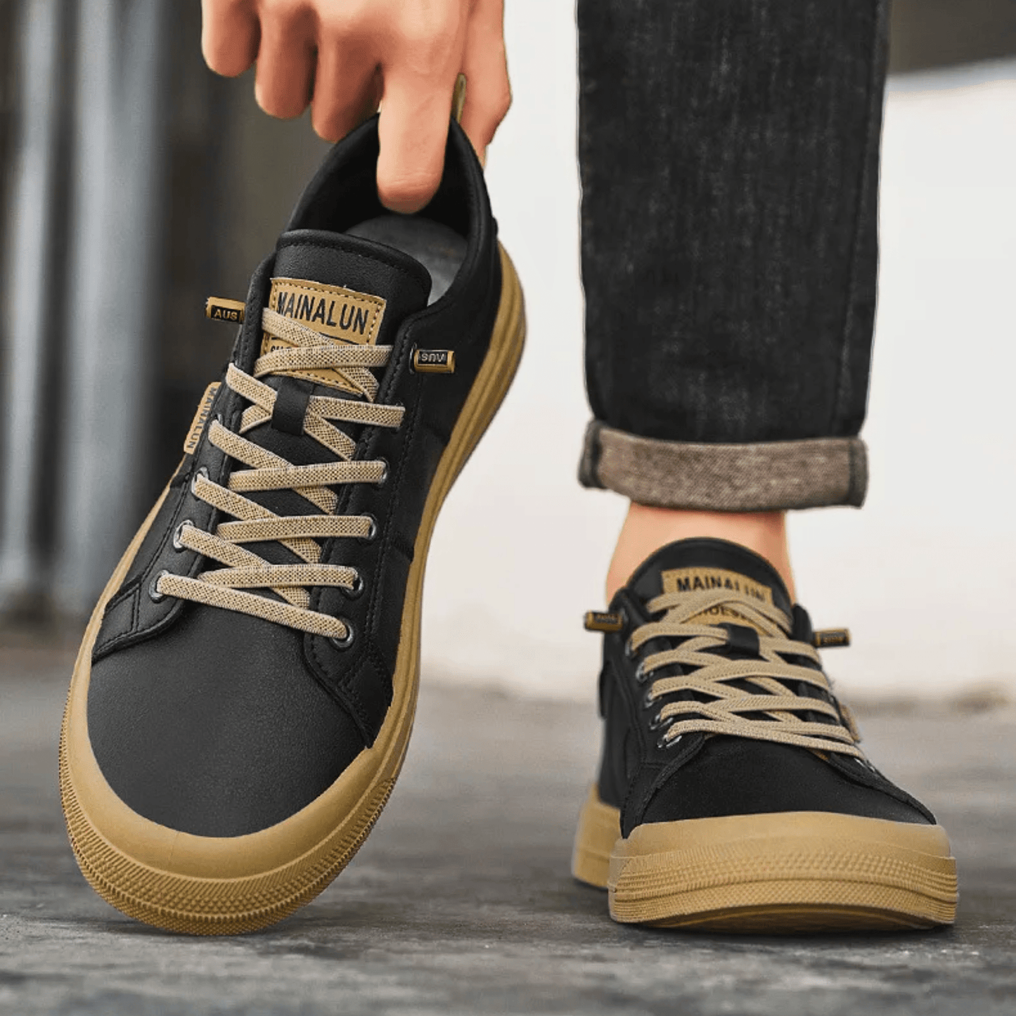 HARRINGTON™ | Sneakers in Pelle Classiche + Cintura Omaggio