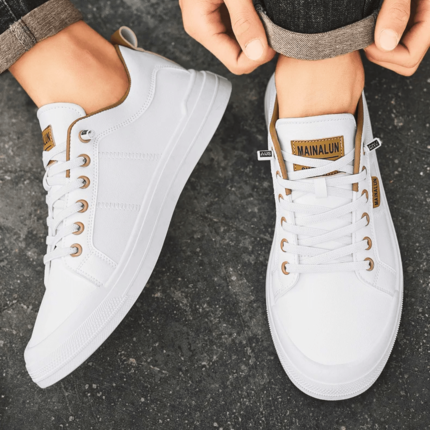 HARRINGTON™ | Sneakers in Pelle Classiche + Cintura Omaggio