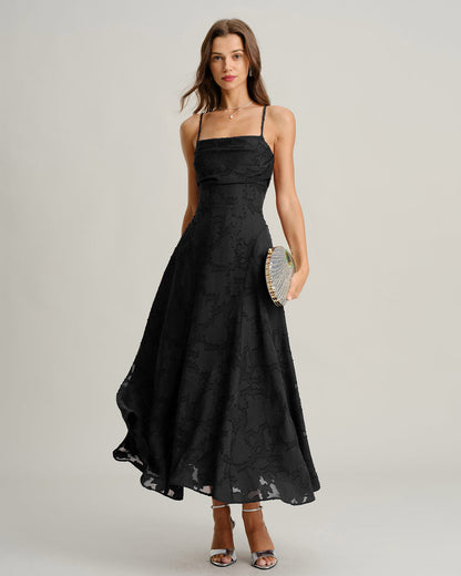 Amalia | Abito Maxi Slip in Jacquard